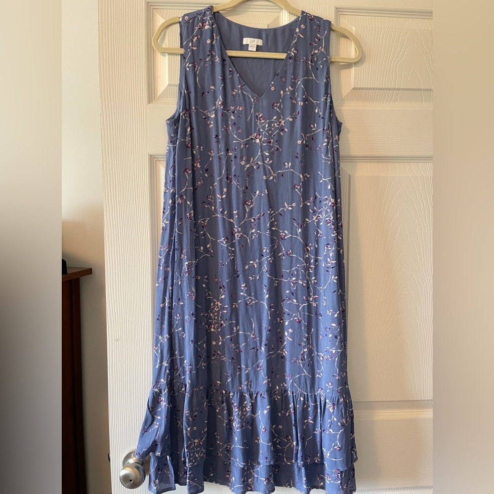 J Jill Floral Swing Dress